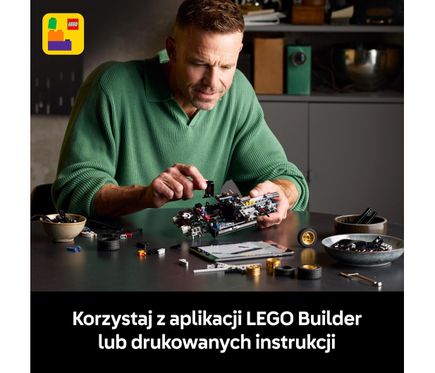 LEGO TECHNIC 42223 Samochód wyścigowy 1966 Ford GT40 MKII - 1473449 - zdjęcie 9
